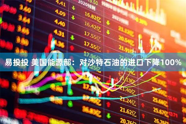 易投投 美国能源部：对沙特石油的进口下降100%