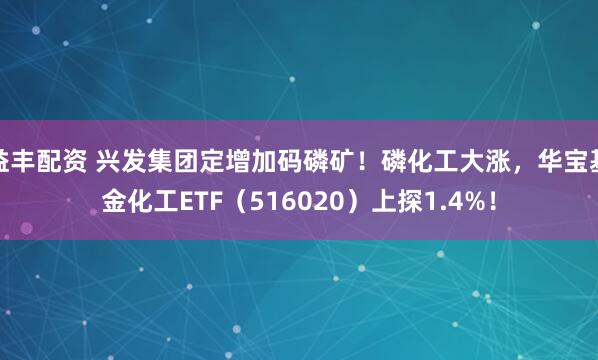 益丰配资 兴发集团定增加码磷矿！磷化工大涨，华宝基金化工ETF（516020）上探1.4%！
